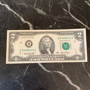 2003 series A $2 bill